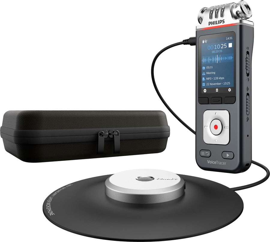Philips - VoiceTracer DVT8110 Meeting Recorder - Silver_0