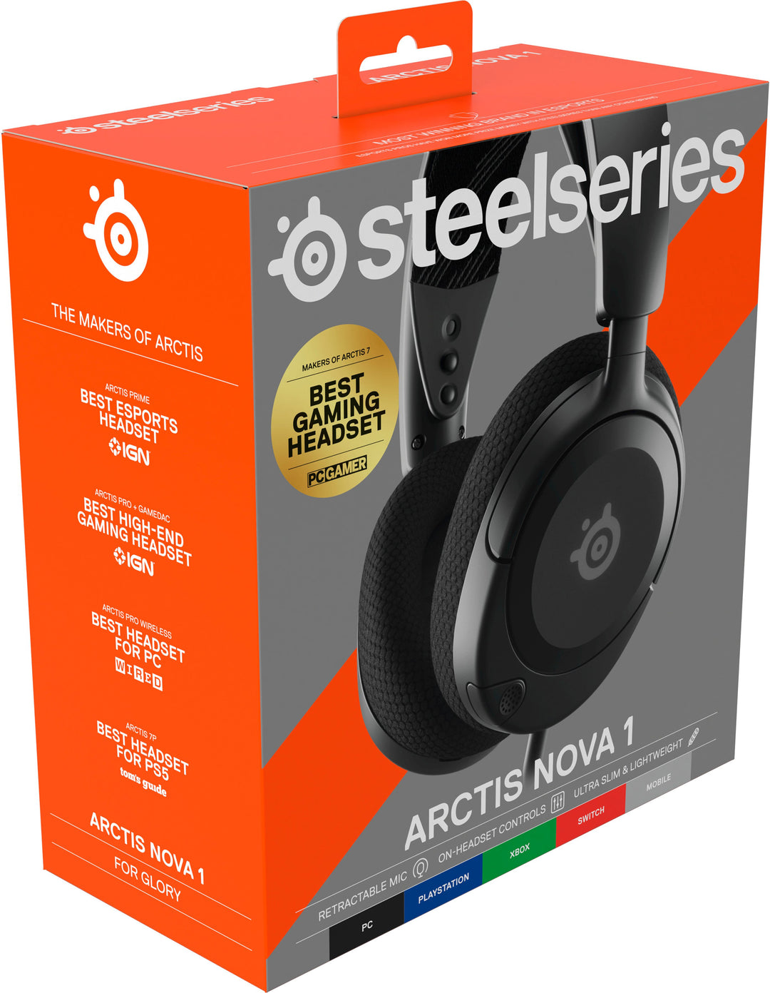 SteelSeries - Arctis Nova 1 Wired Gaming Headset for PC - Black_7