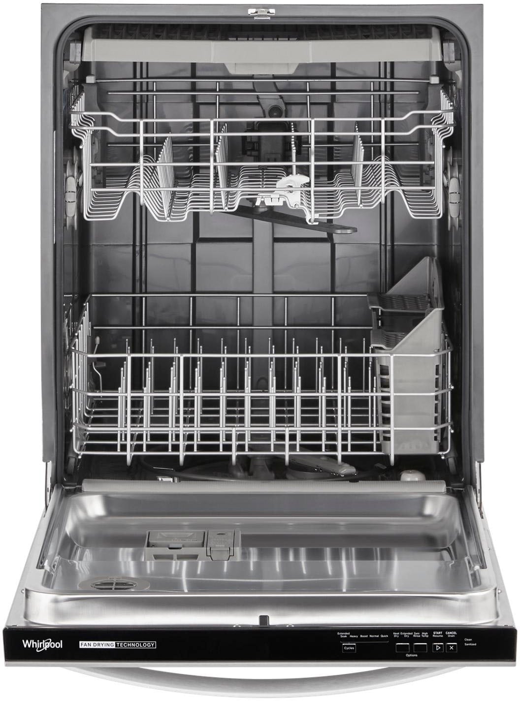 Whirlpool - Top Control Built-In Dishwasher with 3rd Rack and 51 dBa - Stainless steel_5