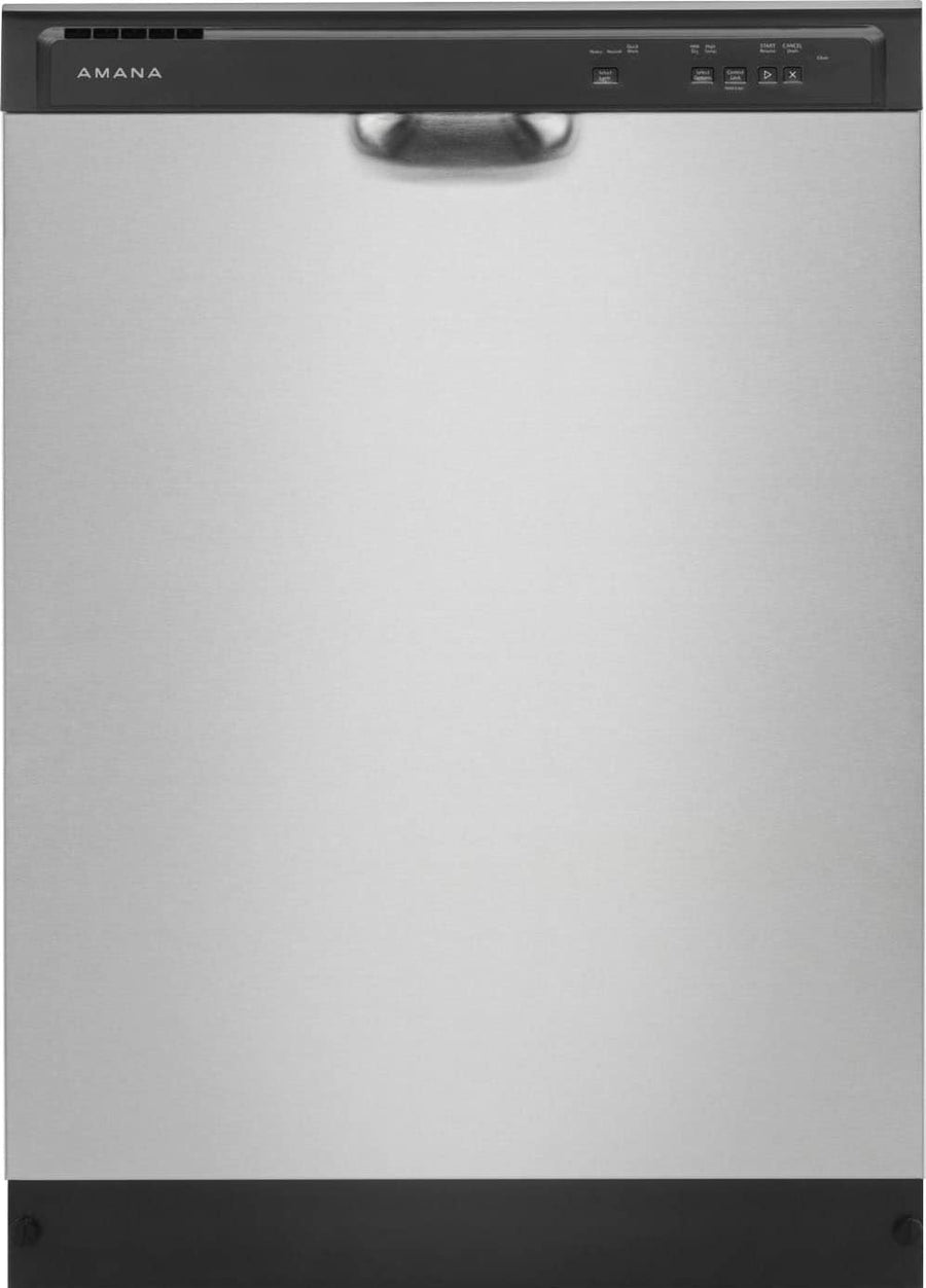 Amana - Front Control Built-In Dishwasher with Triple Filter Wash and 59 dBa - Stainless steel_0