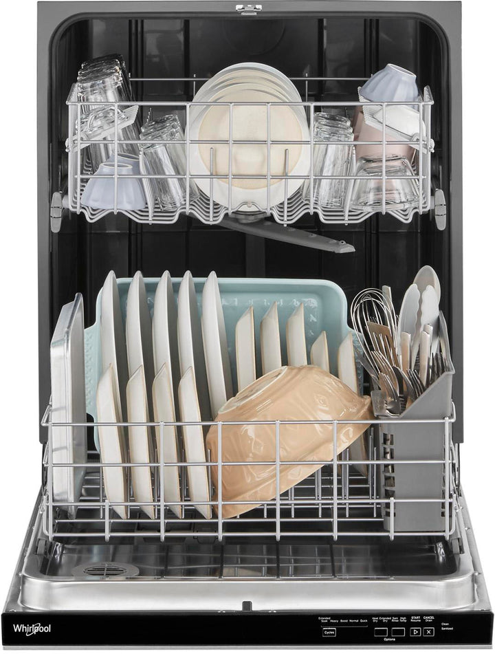 Whirlpool - Top Control Built-In Dishwasher with Boost Cycle 55 dBa - Stainless steel_4