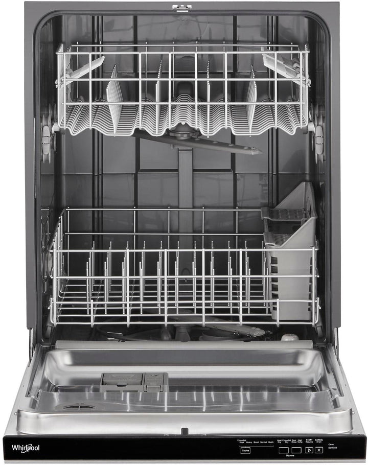 Whirlpool - Top Control Built-In Dishwasher with Boost Cycle 55 dBa - Stainless steel_1
