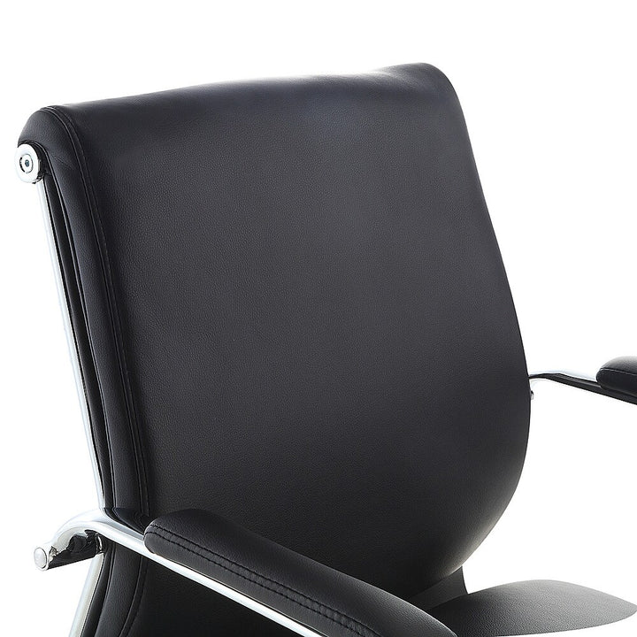 Office Star Products - Mid Back Antimicrobial Fabric Chair - Dillon Steel_5