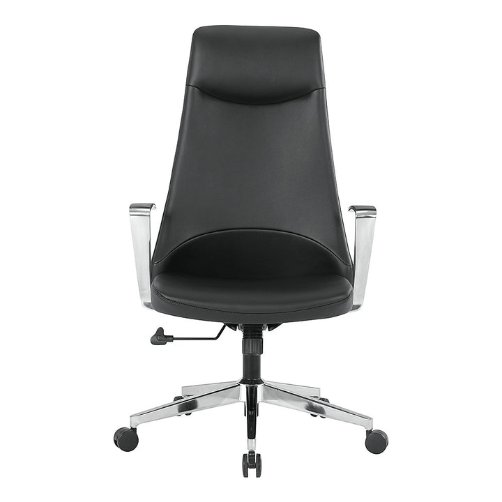 Office Star Products - High Back Antimicrobial Fabric Office Chair - Dillon Black_0