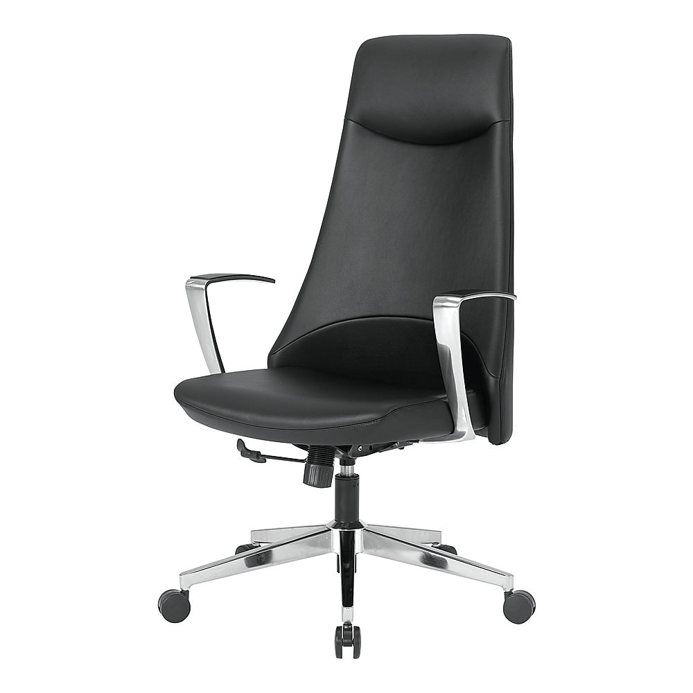 Office Star Products - High Back Antimicrobial Fabric Office Chair - Dillon Black_8