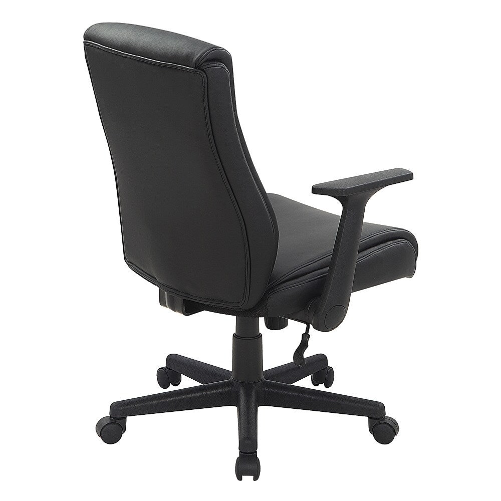 Office Star Products - Mid Back Managers Office Chair - Black_10