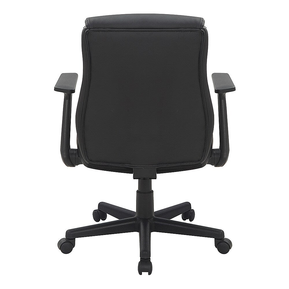 Office Star Products - Mid Back Managers Office Chair - Black_8
