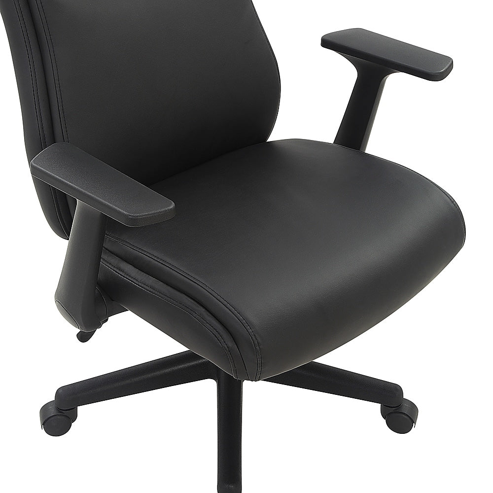 Office Star Products - Mid Back Managers Office Chair - Black_5