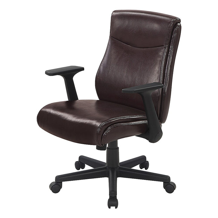 Office Star Products - Mid Back Managers Office Chair - Chocolate_10