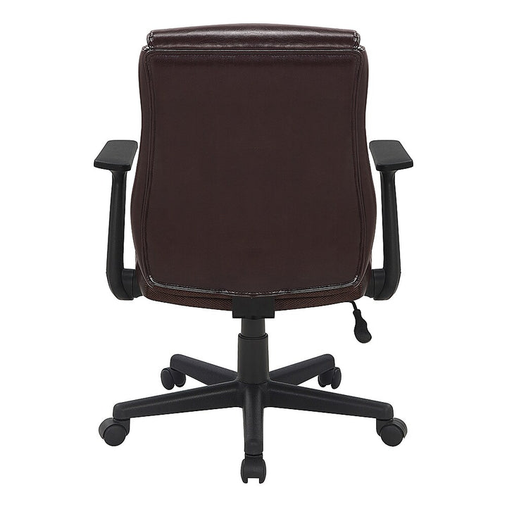 Office Star Products - Mid Back Managers Office Chair - Chocolate_8
