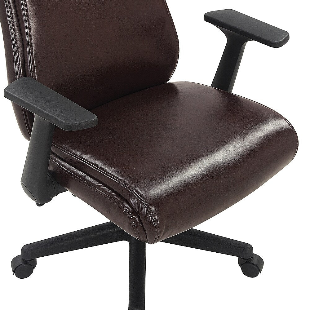 Office Star Products - Mid Back Managers Office Chair - Chocolate_6
