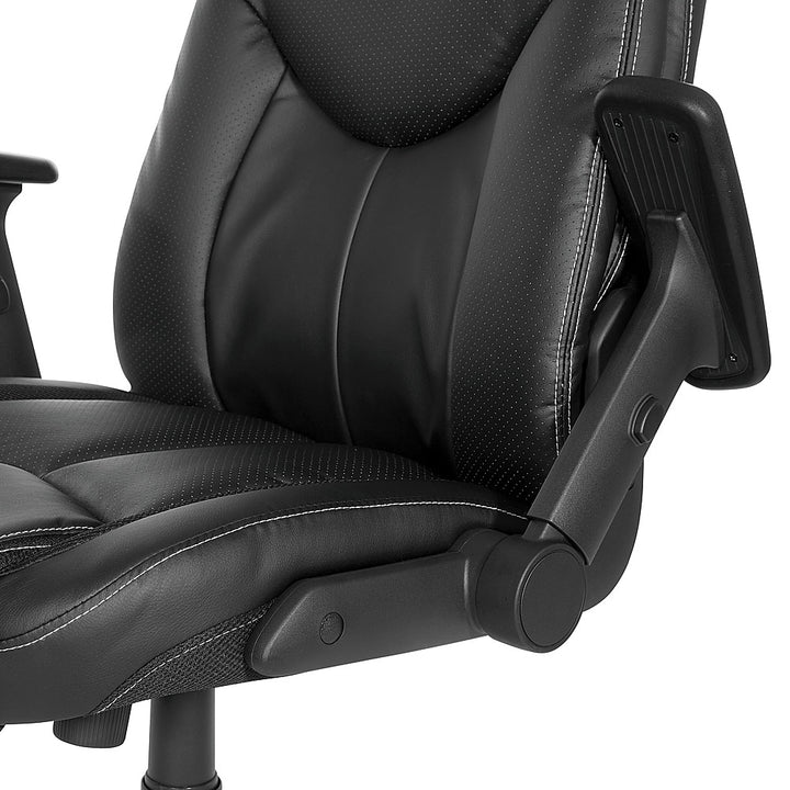 Office Star Products - Exec Bonded Leather Office Chair - Black_4
