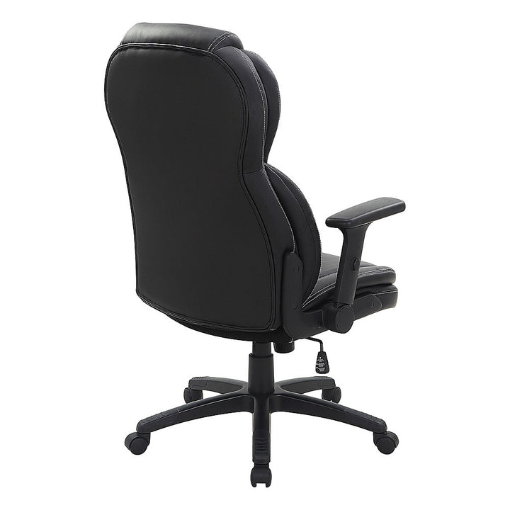 Office Star Products - Exec Bonded Lthr Office Chair - Black_2