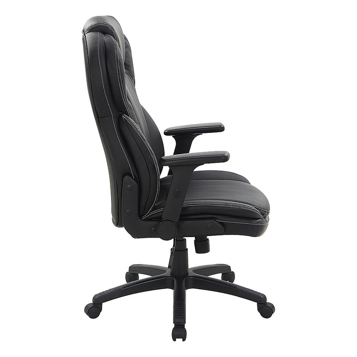 Office Star Products - Exec Bonded Lthr Office Chair - Black_3