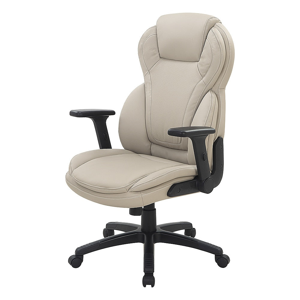 Office Star Products - Exec Bonded Lthr Office Chair - Taupe_2