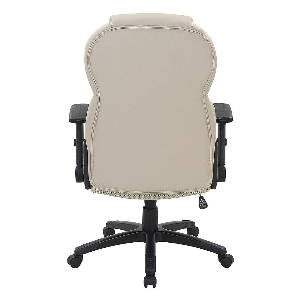 Office Star Products - Exec Bonded Lthr Office Chair - Taupe_9