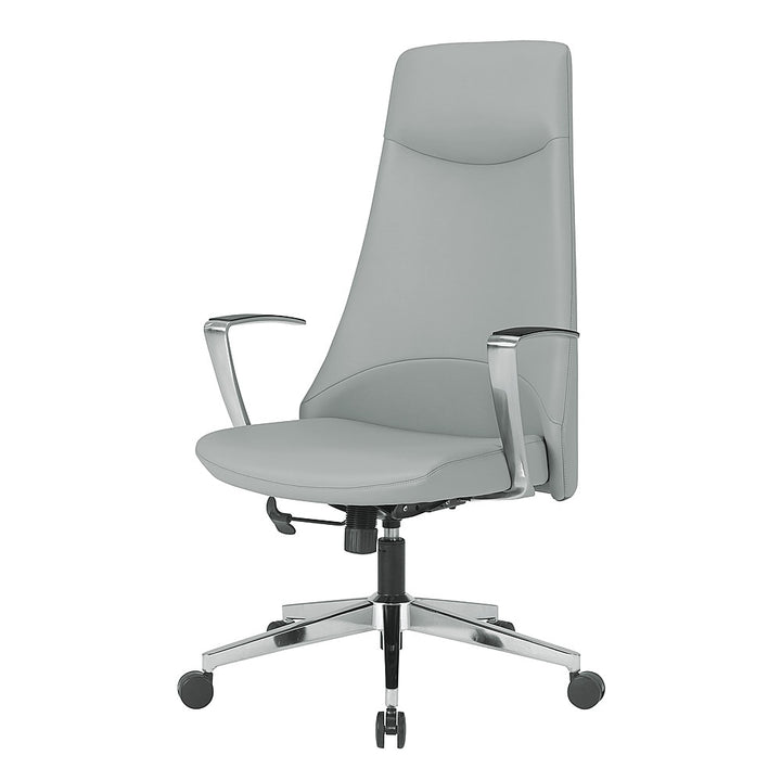 Office Star Products - High Back Antimicrobial Fabric Office Chair - Dillon Steel_10