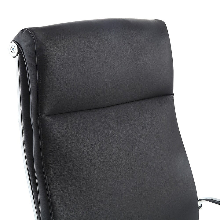 Office Star Products - High Back Antimicrobial Fabric Chair - Dillon Black_5