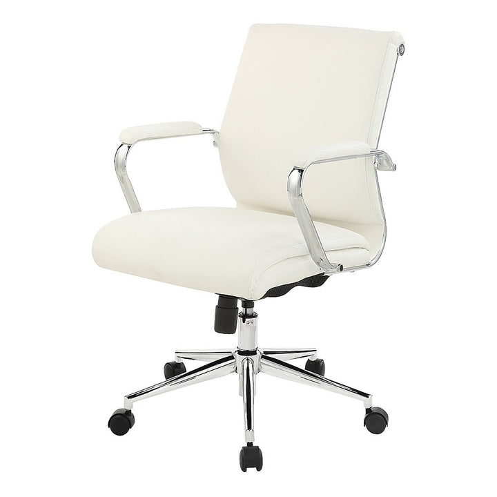 Office Star Products - Mid Back Antimicrobial Fabric Chair - Dillon Snow_9