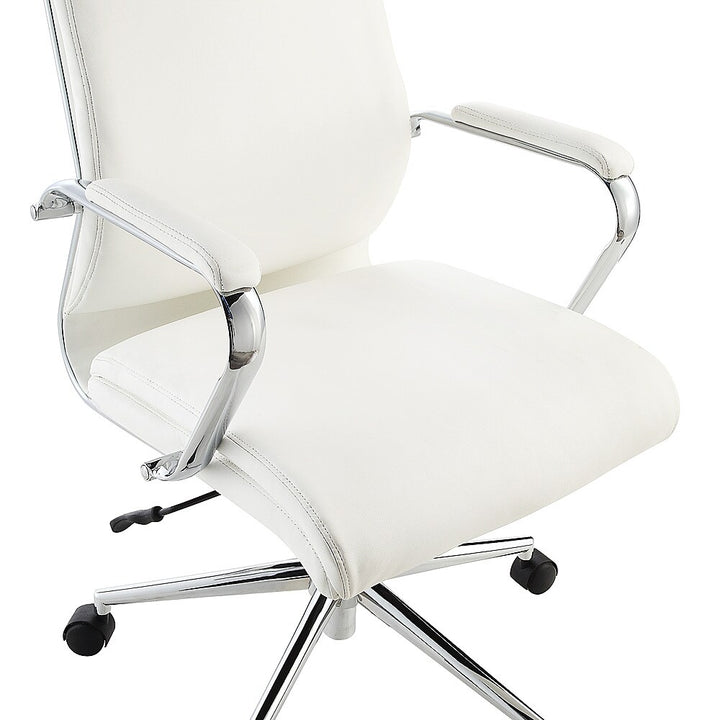 Office Star Products - Mid Back Antimicrobial Fabric Chair - Dillon Snow_4