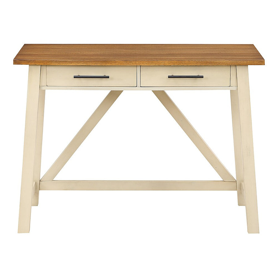 OSP Home Furnishings - Milford Rustic Writing Desk - Antique White_0