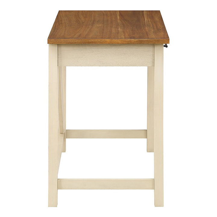 OSP Home Furnishings - Milford Rustic Writing Desk - Antique White_2