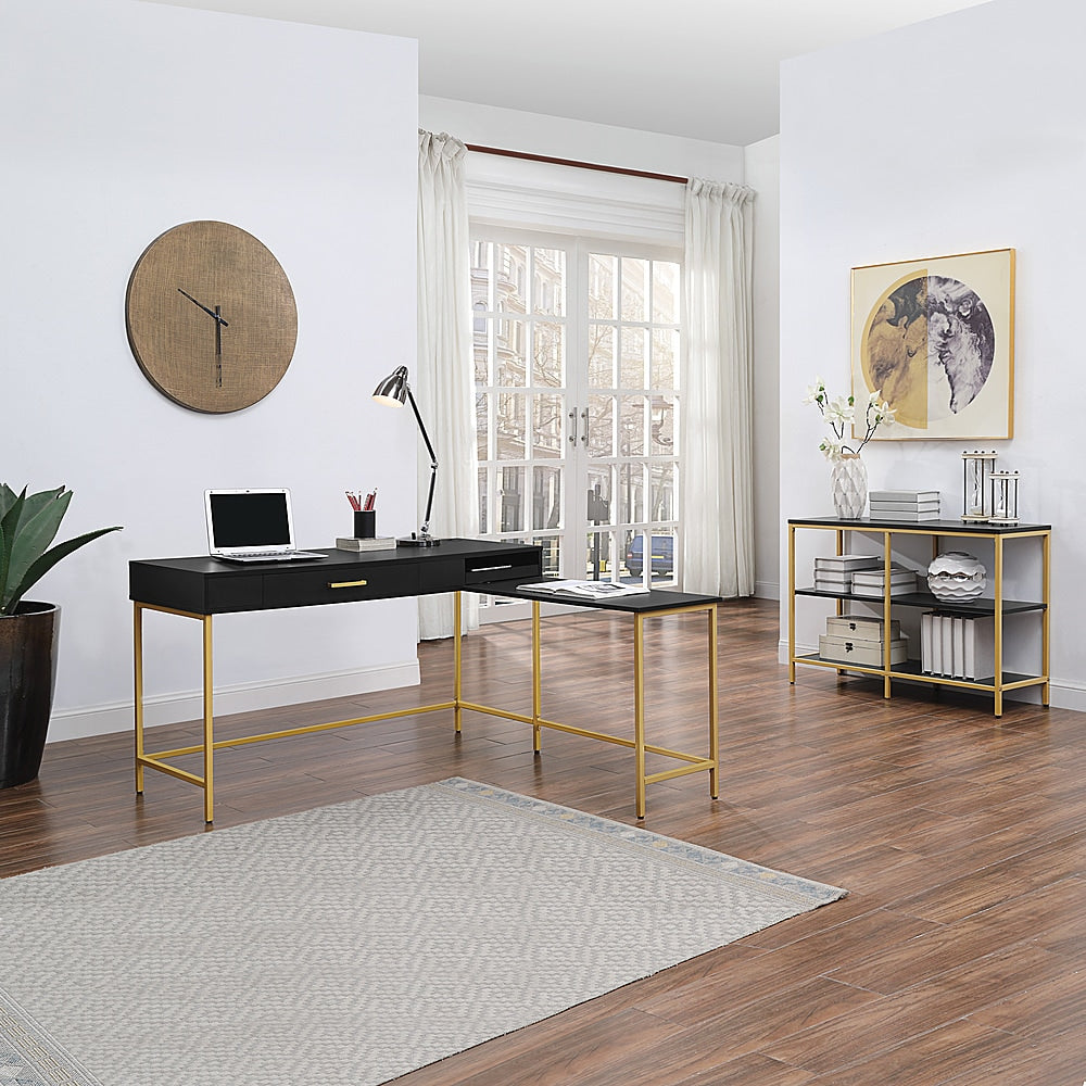 OSP Home Furnishings - Modern Life Desk in - Black_6