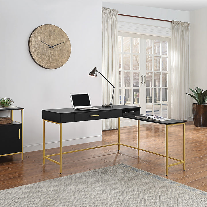 OSP Home Furnishings - Modern Life Desk in - Black_7