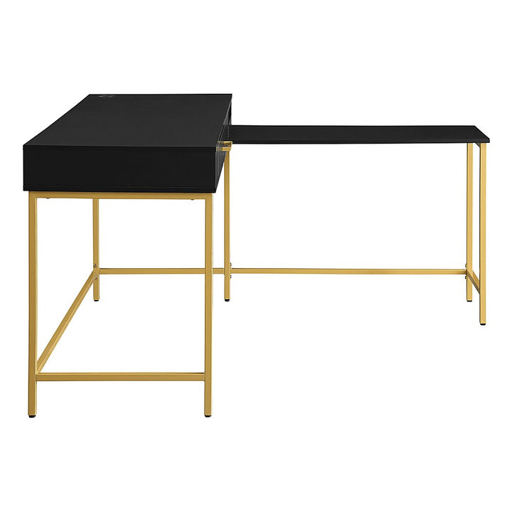 OSP Home Furnishings - Modern Life Desk in - Black_2