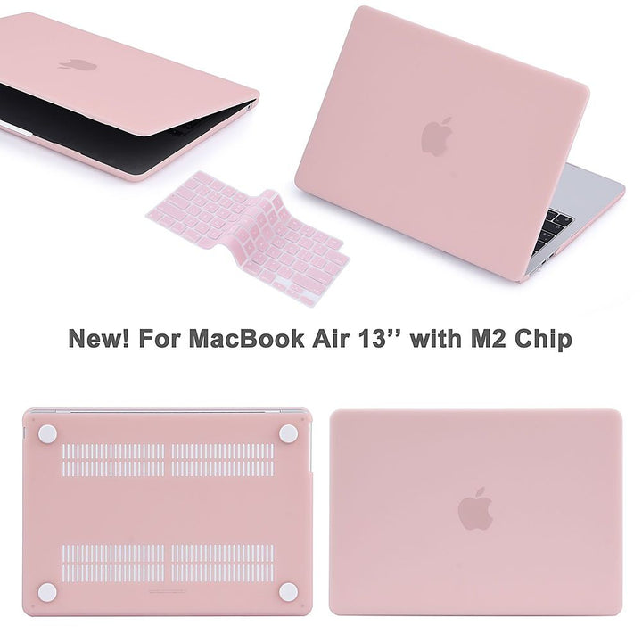 Techprotectus - MacBook case for 2022 MacBook Air 13.6" with Apple M2 Chip- (Model A2681)-Rose Quartz_5