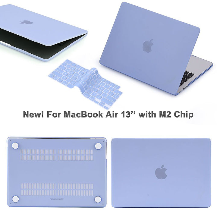 Techprotectus - MacBook case for 2022 MacBook Air 13.6" with Apple M2 Chip-(Model A2681)-Serenity Blue_5