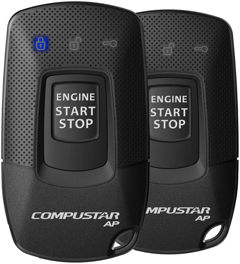 Compustar - 1-Way Remote Start System - Installation Required - Black_1