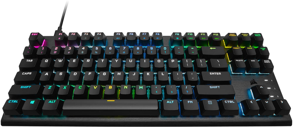 CORSAIR - K60 PRO TKL Wired Optical-Mechanical OPX Linear Switch Gaming Keyboard with 8000Hz Polling Rate - Black_1
