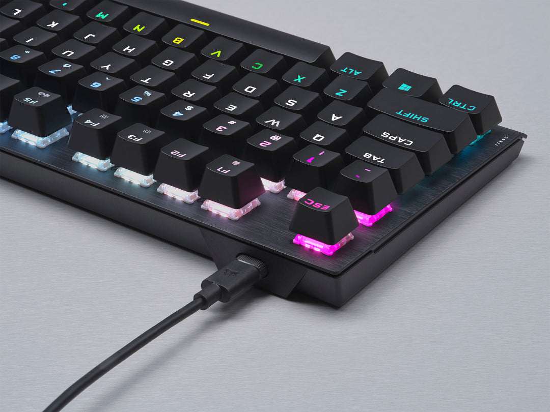 CORSAIR - K60 PRO TKL Wired Optical-Mechanical OPX Linear Switch Gaming Keyboard with 8000Hz Polling Rate - Black_10