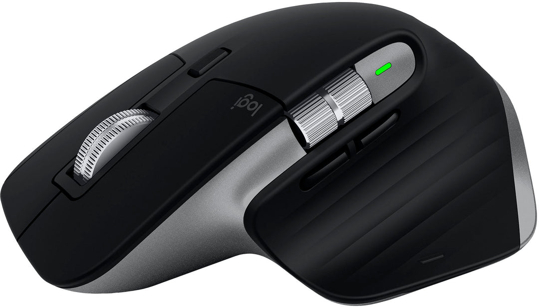 Logitech - MX Master 3S for Mac Bluetooth Laser Mouse with Ultrafast Scrolling - Space Gray_0