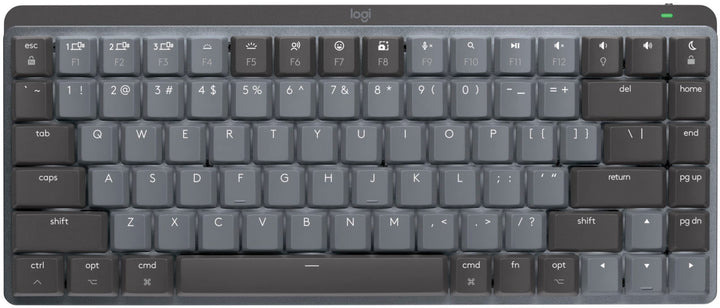 Logitech - MX Mechanical Mini for Mac Compact Wireless Mechanical Clicky Switch Keyboard for macOS/iPadOS/iOS with Backlit Keys - Space Gray_6