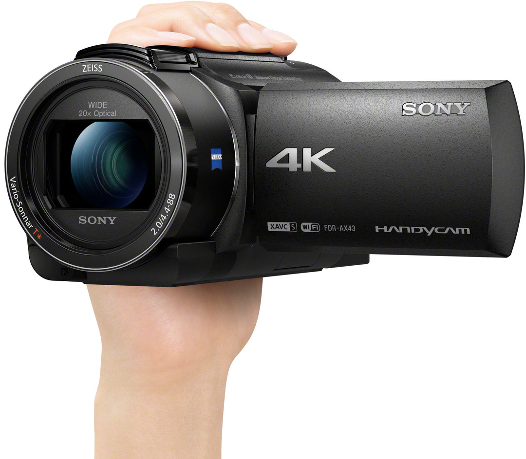 Sony - AX43A 4K Handycam with Exmore R CMOS sensor camcorder - Black_2