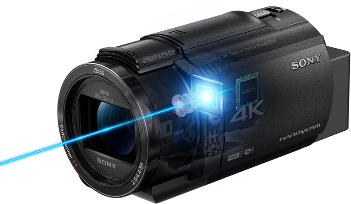 Sony - AX43A 4K Handycam with Exmore R CMOS sensor camcorder - Black_7