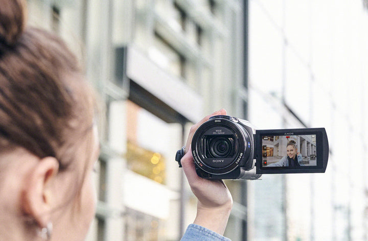 Sony - AX43A 4K Handycam with Exmore R CMOS sensor camcorder - Black_5