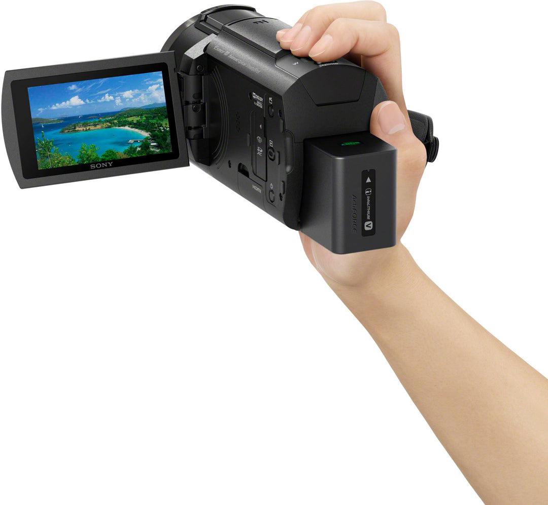 Sony - AX43A 4K Handycam with Exmore R CMOS sensor camcorder - Black_3
