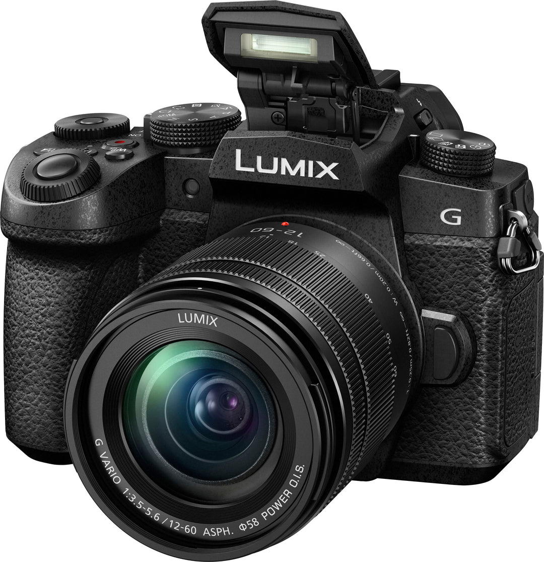 Panasonic - LUMIX G95 Mirrorless 4K Camera with 12-60mm F3.5-5.6 Micro Four Thirds Lens - Black_4