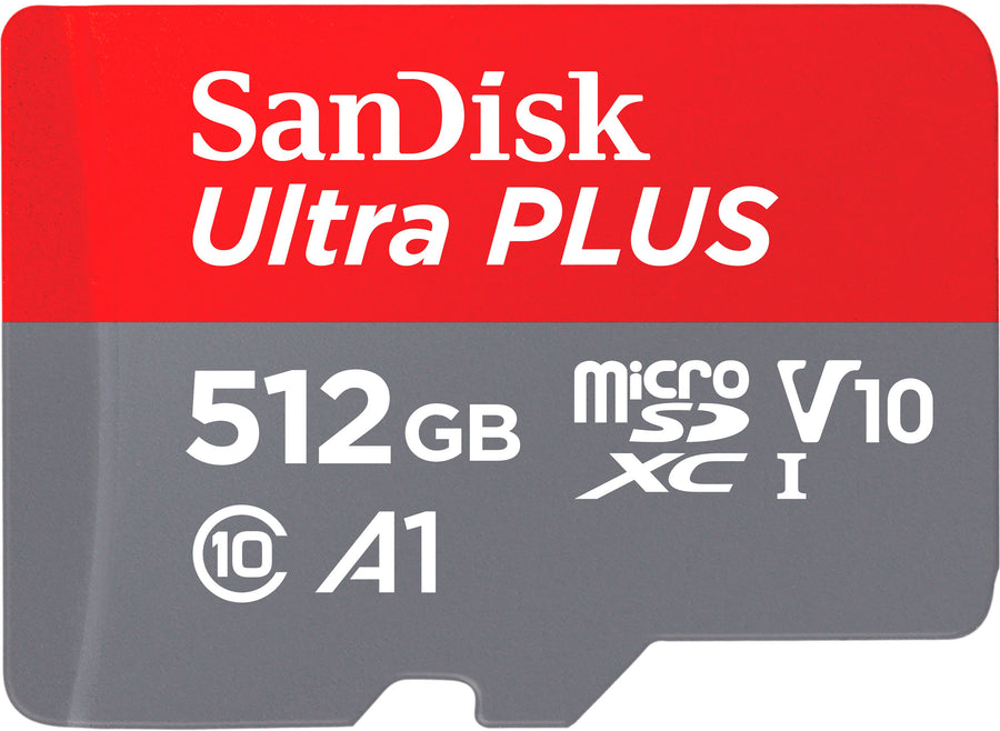 SanDisk - Ultra PLUS 512GB microSDXC UHS-I Memory Card_0