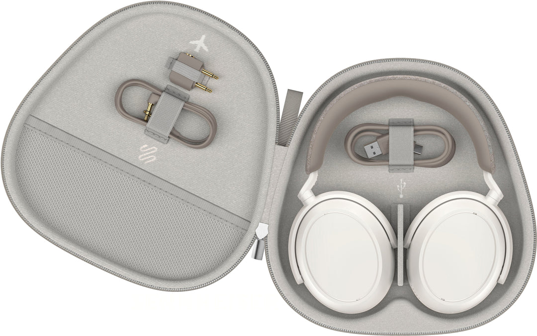 Sennheiser - Momentum 4 Wireless Adaptive Noise-Canceling Over-The-Ear Headphones - White_4