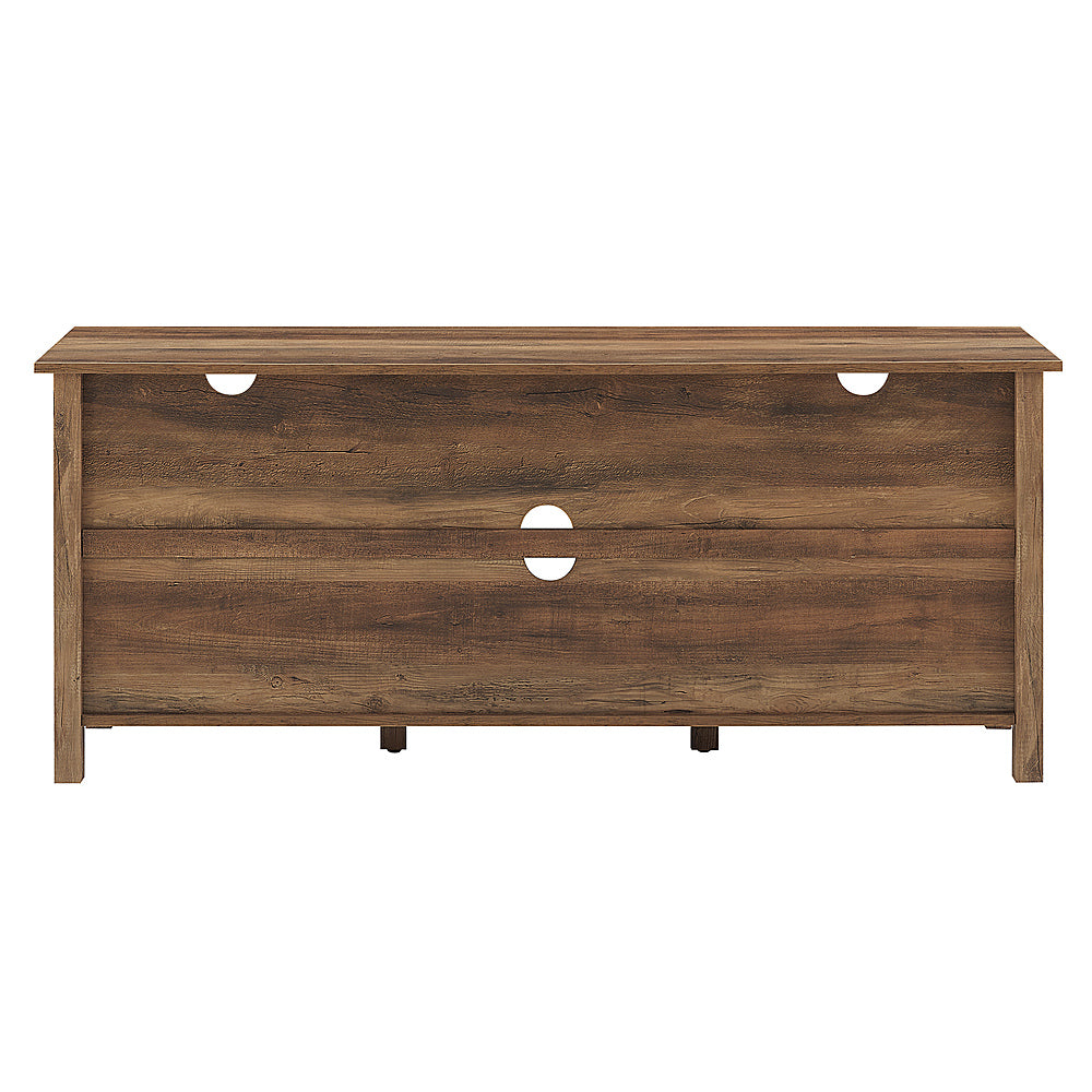 Walker Edison - Mission-Style 6-Cubby TV Stand for Most TVs up to 65” - Rustic Oak_6