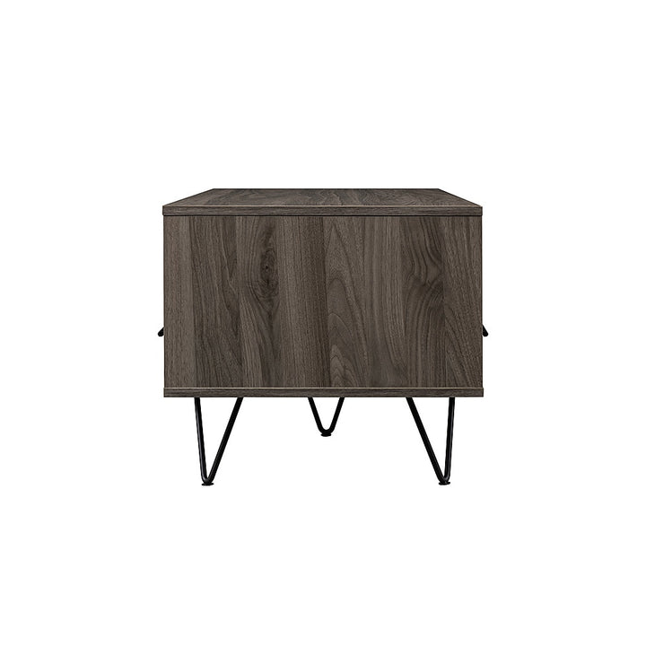 Walker Edison - Contemporary Minimalist 2-Drawer Coffee Table - Slate Grey/Black_8