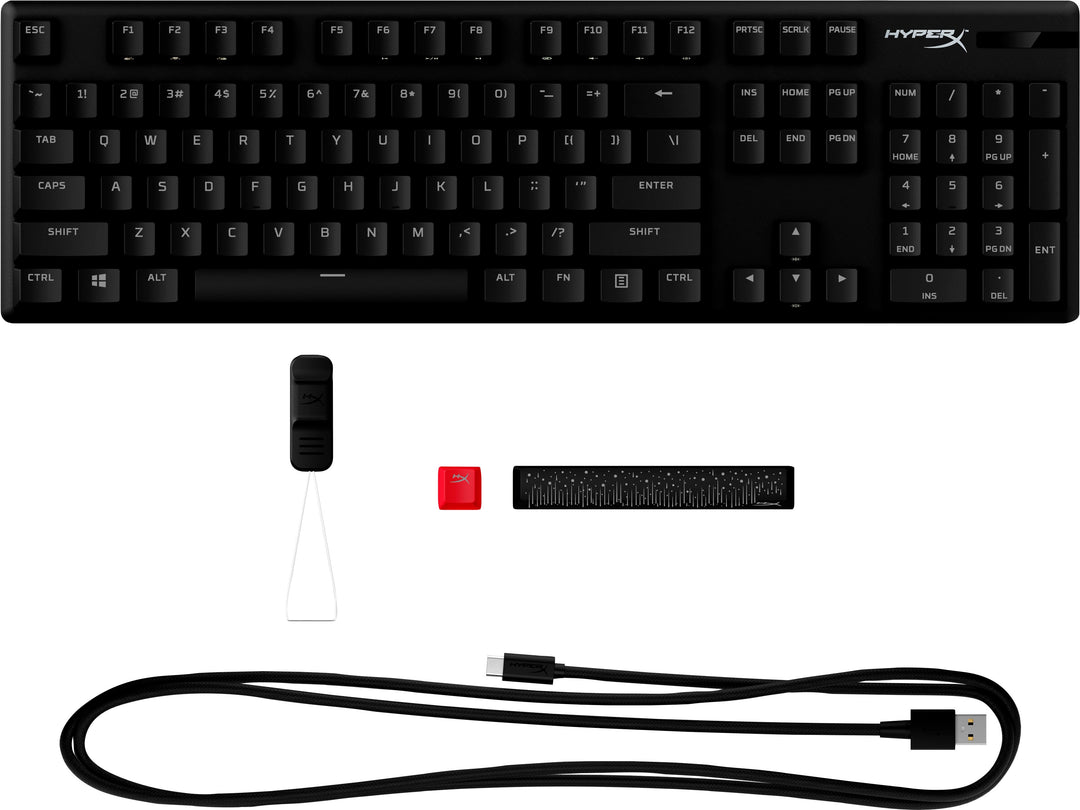 HyperX - Alloy Origins Wired Mechanical Red Linear Switch Gaming Keyboard with RGB Back Lighting - Black_3