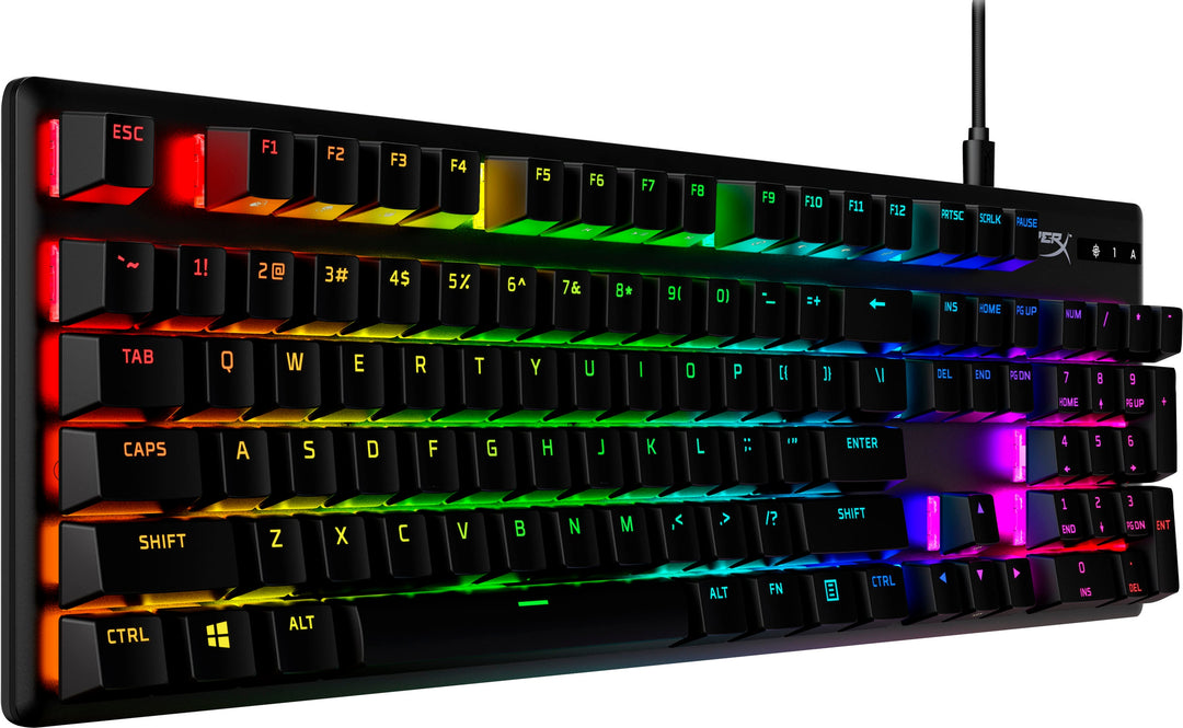 HyperX - Alloy Origins Wired Mechanical Red Linear Switch Gaming Keyboard with RGB Back Lighting - Black_2