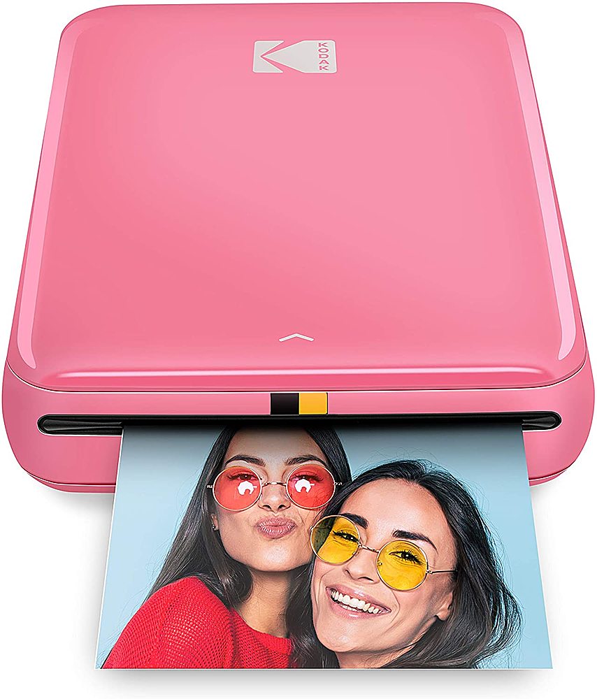 Kodak - Step AMZRODMP20K2PK 2x3 Instant Photo Printer Zink Technology, Bluetooth/NFC with Carrying Case and Zink Paper - Pink_1