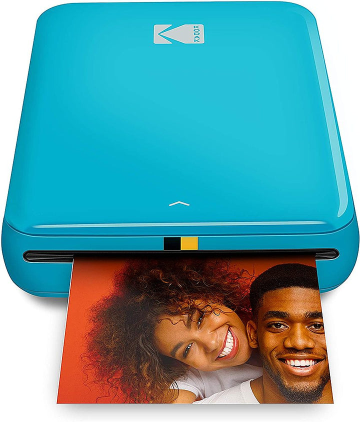 Kodak - Step AMZRODMP20K2BL 2x3 Instant Photo Printer Zink Technology, Bluetooth/NFC with Carrying Case and Zink Paper - Blue_1