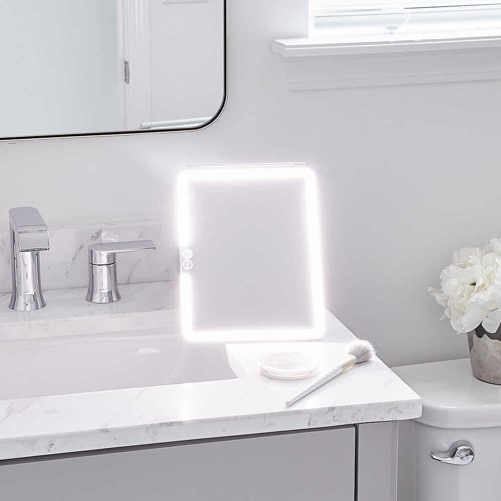 Glo-Tech - Slim Travel LED Mirror - White_6
